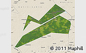 Satellite Map of Konakovskiy, shaded relief outside