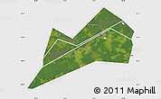 Satellite Map of Konakovskiy, single color outside