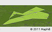 Physical Panoramic Map of Konakovskiy, darken