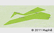 Physical Panoramic Map of Konakovskiy, lighten