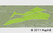 Physical Panoramic Map of Konakovskiy, semi-desaturated
