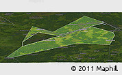Satellite Panoramic Map of Konakovskiy, darken