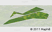 Satellite Panoramic Map of Konakovskiy, lighten