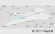 Silver Style Panoramic Map of Konakovskiy