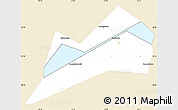 Classic Style Simple Map of Konakovskiy, single color outside