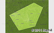 Physical 3D Map of Likhoslavlskiy, darken