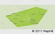 Physical Panoramic Map of Likhoslavlskiy, lighten
