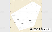 Classic Style Simple Map of Likhoslavlskiy, single color outside