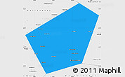 Political Simple Map of Likhoslavlskiy, single color outside, borders and labels