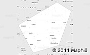 Silver Style Simple Map of Likhoslavlskiy