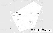 Silver Style Simple Map of Likhoslavlskiy, single color outside