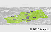 Physical Panoramic Map of Tver Oblast, lighten, desaturated