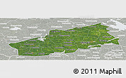 Satellite Panoramic Map of Tver Oblast, lighten, semi-desaturated