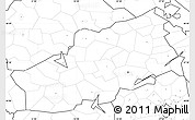 Blank Simple Map of Tver Oblast, no labels