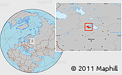 Gray Location Map of Vesyegonskiy