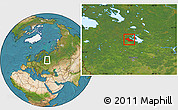 Satellite Location Map of Vesyegonskiy