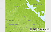 Physical Map of Vesyegonskiy