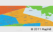 Political Panoramic Map of Vesyegonskiy