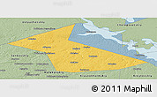 Savanna Style Panoramic Map of Vesyegonskiy