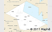Classic Style Simple Map of Vesyegonskiy