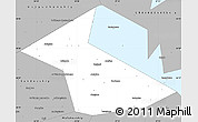 Gray Simple Map of Vesyegonskiy