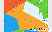 Political Simple Map of Vesyegonskiy