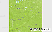 Physical 3D Map of Zapadnodvinskiy