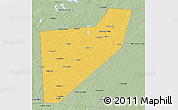 Savanna Style 3D Map of Zapadnodvinskiy