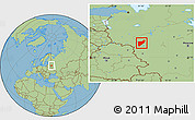 Savanna Style Location Map of Zapadnodvinskiy