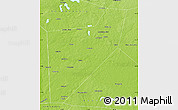 Physical Map of Zapadnodvinskiy