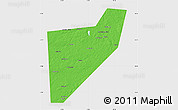 Political Map of Zapadnodvinskiy, single color outside