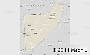 Shaded Relief Map of Zapadnodvinskiy, desaturated