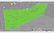 Political Panoramic Map of Zapadnodvinskiy, desaturated
