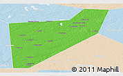 Political Panoramic Map of Zapadnodvinskiy, lighten