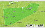 Political Panoramic Map of Zapadnodvinskiy, physical outside