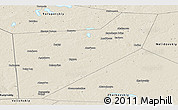 Shaded Relief Panoramic Map of Zapadnodvinskiy