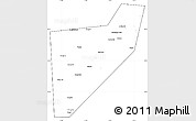 Blank Simple Map of Zapadnodvinskiy, cropped outside