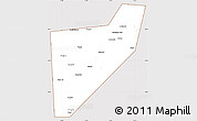 Classic Style Simple Map of Zapadnodvinskiy, cropped outside