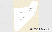 Classic Style Simple Map of Zapadnodvinskiy, single color outside