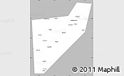 Gray Simple Map of Zapadnodvinskiy, single color outside