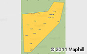 Savanna Style Simple Map of Zapadnodvinskiy, cropped outside