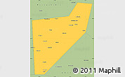 Savanna Style Simple Map of Zapadnodvinskiy