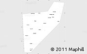 Silver Style Simple Map of Zapadnodvinskiy, single color outside