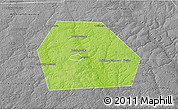 Physical 3D Map of Kolchuginskiy, desaturated