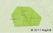 Physical 3D Map of Kolchuginskiy, lighten