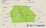 Physical 3D Map of Kolchuginskiy, shaded relief outside