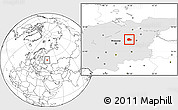 Blank Location Map of Kolchuginskiy, highlighted grandparent region