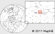 Blank Location Map of Kolchuginskiy, highlighted parent region