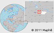 Gray Location Map of Kolchuginskiy, highlighted parent region
