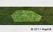 Satellite Panoramic Map of Kolchuginskiy, darken